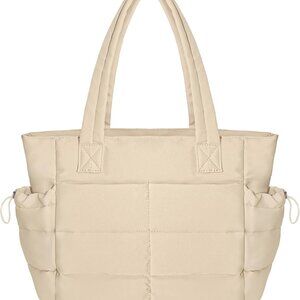 Nylon Tote Bag Women Waterproof Work Travel Gym Laptop Casual Shoulder